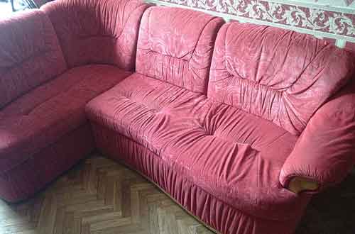 обивка углового дивана